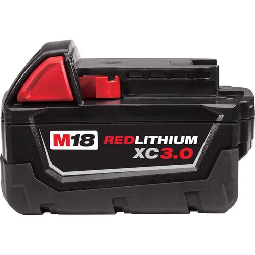 Milwaukee 48-11-1828 Battery Pack, 18 V Battery, 3 Ah, 1 hr Charging