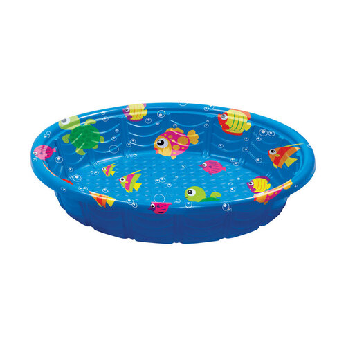 Summer Escapes P60000170132 Wading Pool Round Plastic 11.4" H X 59" D Blue