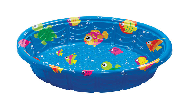 Summer Escapes P60000170132 Wading Pool Round Plastic 11.4" H X 59" D Blue