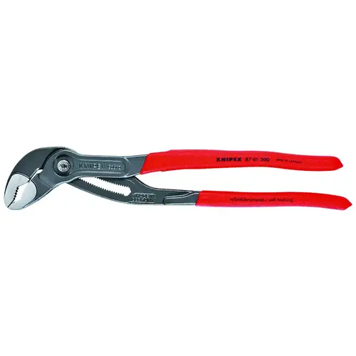 Knipex 87 01 300 SBA Water Pump Pliers Cobra 12" Chrome Vanadium Steel Red