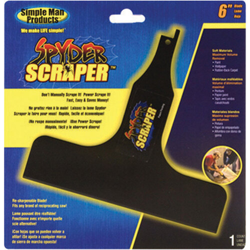 Spyder 0137 00133 Scraper Blade, 6 in L, Carbon Steel