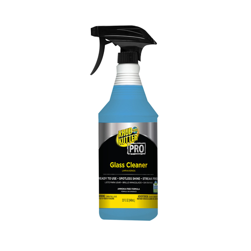 Krud Kutter 352245 Glass Cleaner Pro No Scent 32 oz Liquid Blue