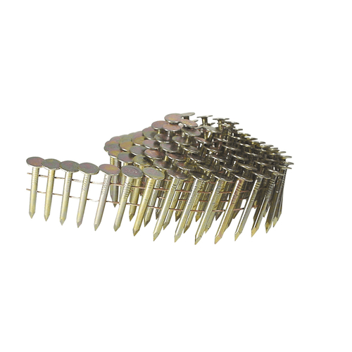 Grip-Rite GRCR3TRC Roofing Nails 1-1/4" 11 Ga. Wire Coil 15 deg Smooth Shank Electro Galvanized