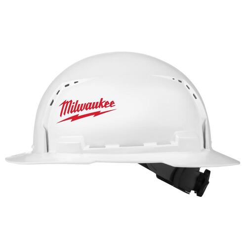 Milwaukee 48-73-1201 48-73-1010 Hard Hat with Bolt, White, Class: C