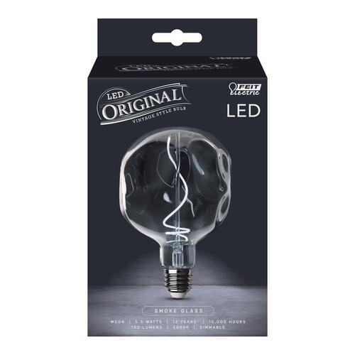 smoked glass bulb