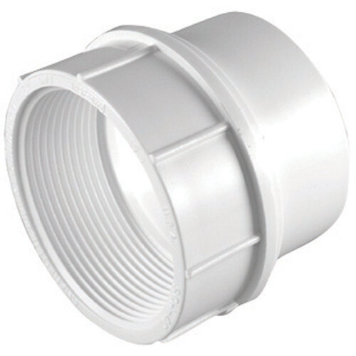 Charlotte Pipe PVC011010600 Pipe Adapter Schedule 30 3" FPT T X 3" D