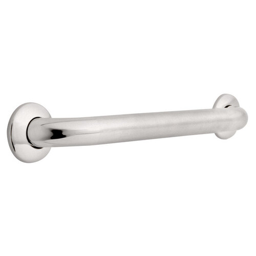Delta D5618PS Grab Bar 18" L ADA Compliant Peened Stainless Steel Peened