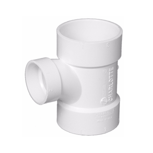 Sanitary Tee Schedule 40 2" Hub T X 1-1/2" D Spigot PVC