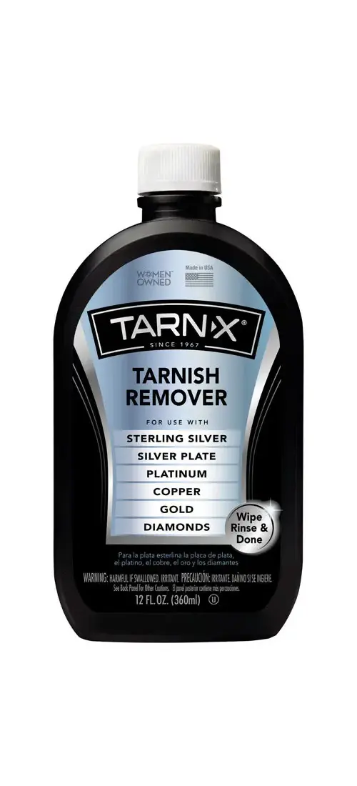 Tarn-X TX-6 Tarnish Remover, 12 oz Bottle, Liquid, Slightly Acidic