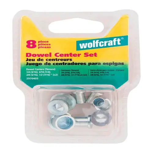 Dowel Center Set  Silver