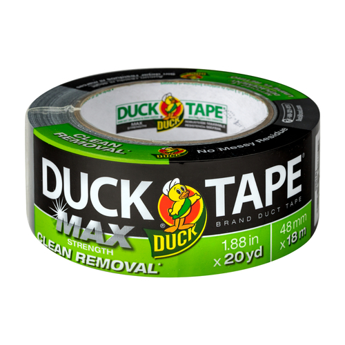 DUCK 241637 Duct Tape Max Strength 1.88" W X 20 yd L Silver Silver
