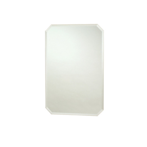 Zenith M182 Medicine Cabinet, 16 in OAW, 4-1/2 in OAD, 24 in OAH, Plastic, 2-Shelf