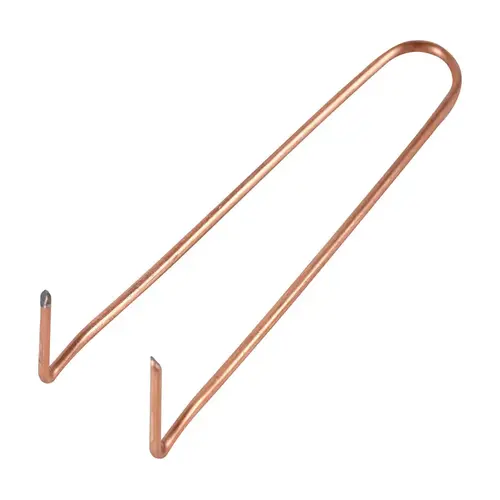 Wire Pipe Hook 1/2" 6" Copper Plated Carbon Steel Copper Plated