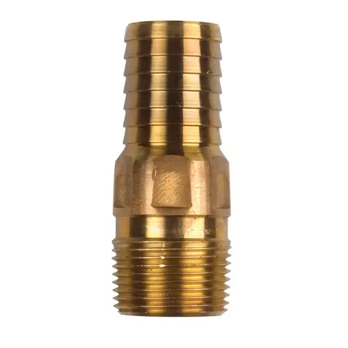 Male Adapter Red Brass 1"