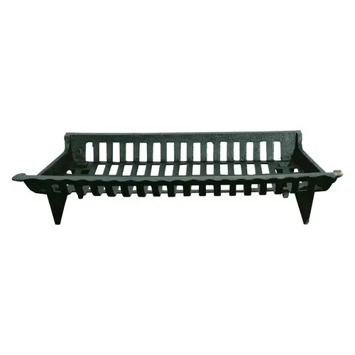 Fireplace Grate Black Cast Iron Black