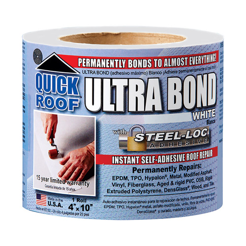 Quick Roof UBW410 SelfAdhesive Roof Repair Ultra Bond 4" W X 10 ft. L