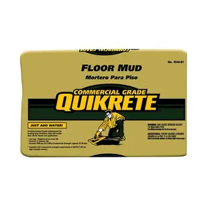 Quikrete Floor Mud Gray Mortar Mix 60 lb
