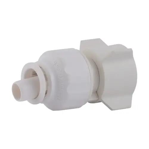 SharkBite 25664 Garden Hose Adapter Quick Connect 1/2" Female X 3/4" D Female Plastic