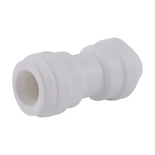 Reducing Coupling Push to Connect 1/2" OD T X 3/8" D OD Plastic