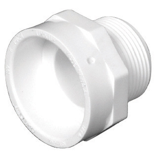 Pipe Adapter 1-1/2" Hub X 1-1/4" D MPT PVC