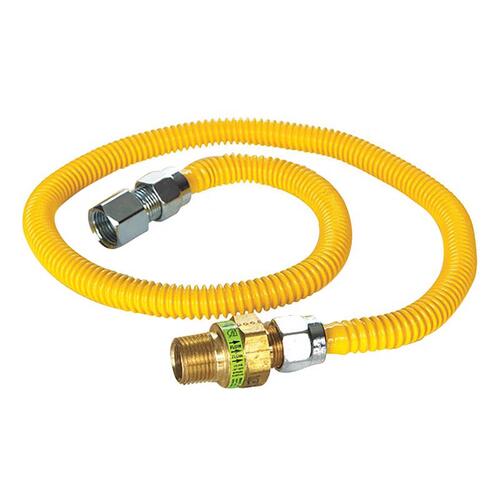 BrassCraft CSSD45R36 P Gas Connector ProCoat 1/2" MIP T X 1/2" D FIP