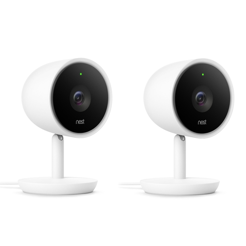 Wi-Fi Security Camera Cam IQ Plug-in Indoor White White - pack of 2