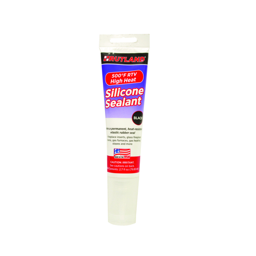 Rutland 76A High Heat Silicone Sealant Black