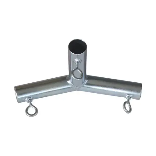 Connector 1" Round X 1" D Galvanized Carbon Steel 9-13/16" L Galvanized