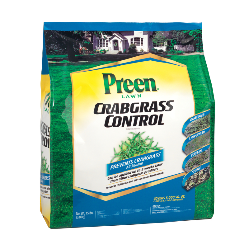 Preen 24-64151 Lawn Crabgrass Control, Covers 5,000 sq. ft., 15 Lbs.