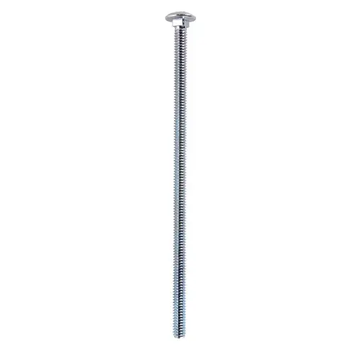 Carriage Bolt 1/4" X 6" L Zinc-Plated Steel Zinc-Plated