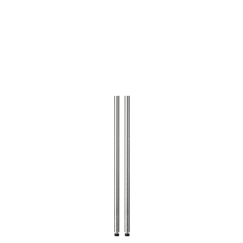 Honey-Can-Do SHFPOL2-C36 Shelf Pole with Leg Levelers 36" H X 1" W X 1" D Steel Silver