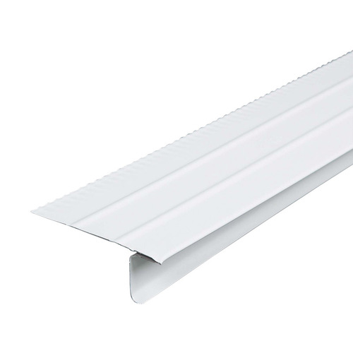 Overhanging Roof Drip Edge 2.43" W X 10 ft. L Aluminum White White - pack of 25