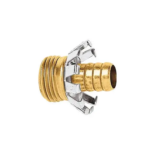 Hose Coupling, 3/4 in, Male, Brass - pack of 10