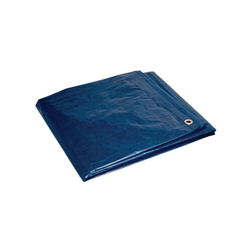 Tarp . 12 ft. W X 16 ft. L Heavy Duty Polyethylene Blue Blue