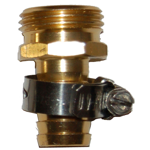 Hose Coupling 3/4" Brass Threaded Male