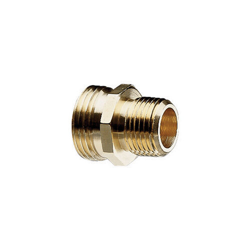 Gilmour 8075041002 Hose Connector 1/2 & 3/4" Brass Threaded Double Male