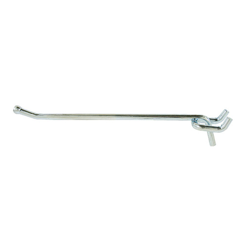 Peg Hooks Zinc Plated Silver Steel 6" Zinc Plated - pack of 125