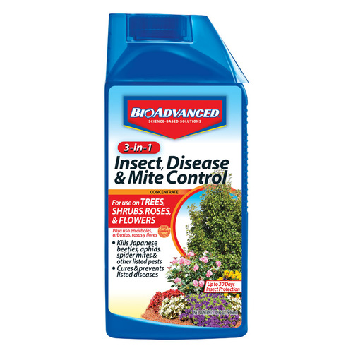 BioAdvanced 701285B Insect, Disease & Mite Control Liquid Concentrate 32 oz