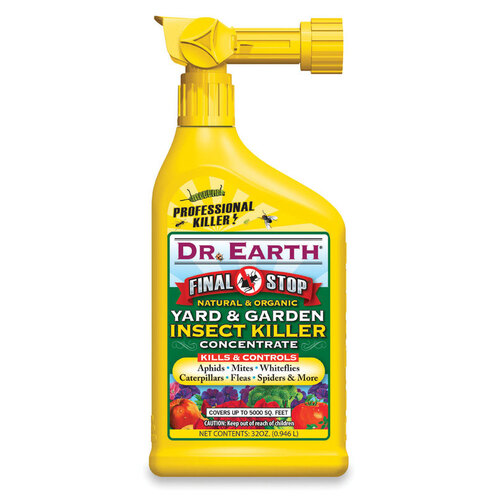 Dr. Earth 8004 Insect Killer Final Stop Yard & Garden Organic Liquid