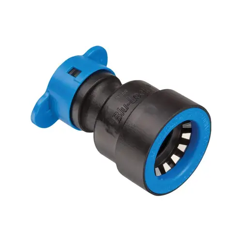 Coupling Blu-Lock 3/4" Push T X 1/2" D Push - pack of 15