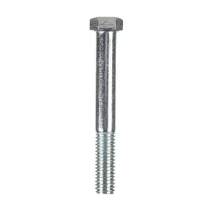 Hillman 7/16 in. D X 4 in. L Heat Treated Zinc Steel Hex Head Cap Screw 25 pk