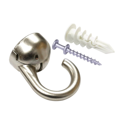 Ceiling Hook Small Silver Metal 2" L 20 lb Silver