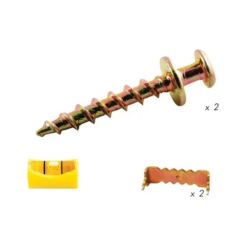 Hangman 60SK2L Wall Hanging Kit Gold 100 lb Gold Pair