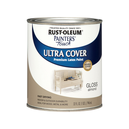 RustOleum 1994502 Paint ers Touch Ultra Cover Gloss Almond WaterBased
