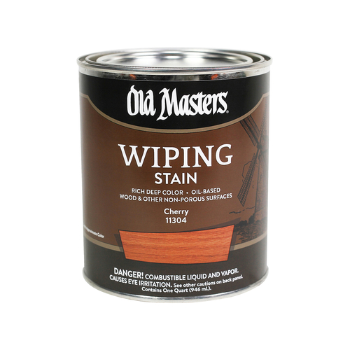 Wiping Stain, Clear, Liquid, 1 qt, Can