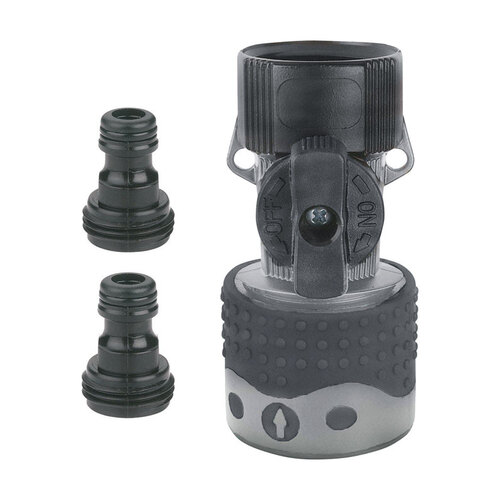 Quick Connector with Shut-off Valve Set, Polymer