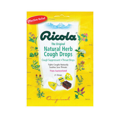 RICOLA 7776-XCP12 Throat Lozenge 21 ct - pack of 12