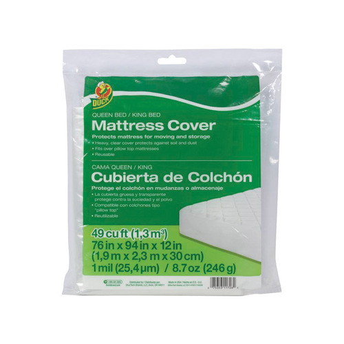 Mattress Cover Queen Clear Plastic Clear