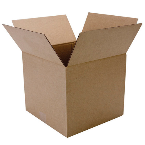 Corrgugated Box 10" H X 12" W X 12" L Cardboard Brown