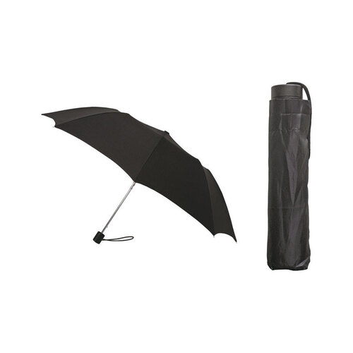 Rainbrella 48136 Compact Umbrella Black 42" D Black